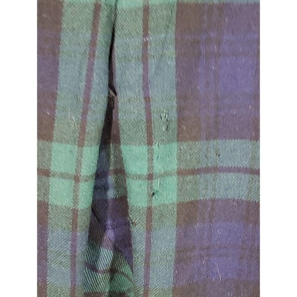 Scotch Green Plaid Tartan Wool Men's Pants For Crafting - Picture 2 of 8